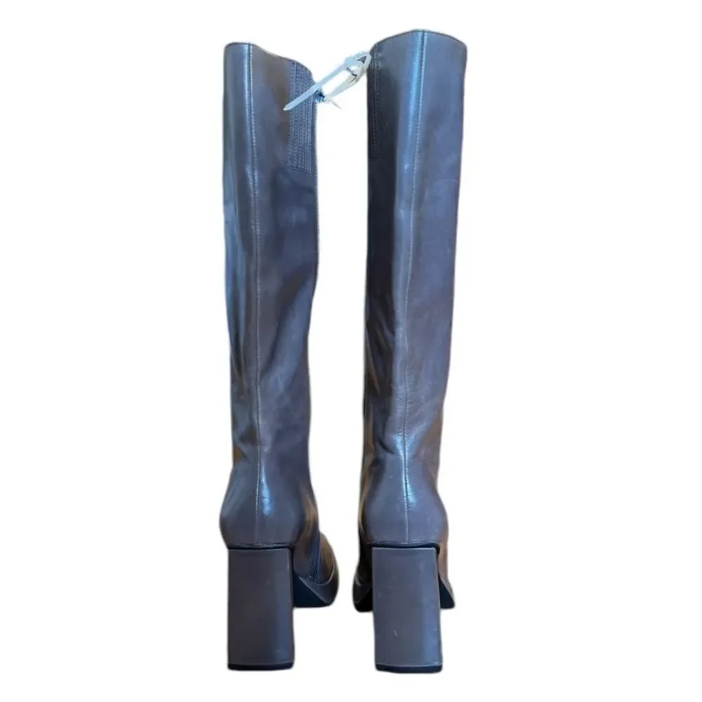 Revolve Jeffrey Campbell Maximal-2 Gray Knee High Boots